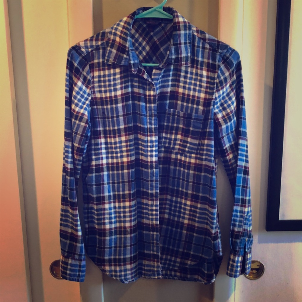 Blue Flannel Shirt